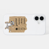 Coque iPhone 16 Chats espiègles (Verso Horizontal)