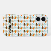 Coque iPhone 16 Chats et chiens en pluie - (Verso Horizontal)