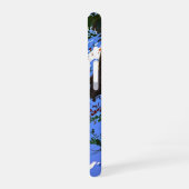 Coque iPhone 16 Chemin de la forêt d'hiver (Côté gauche)