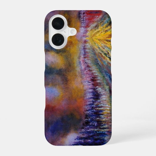 Coque iPhone 16 Chemin Violet (Verso)