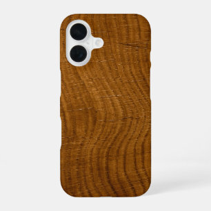 Coque iPhone 16 Chêne à grains de bois