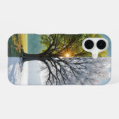 Coque iPhone 16 Chêne en deux saisons (Verso Horizontal)