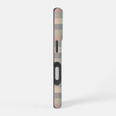 Coque iPhone 16 Chèques Pastel Dusty (Côté droit)