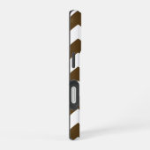 Coque iPhone 16 Chevrons neutres de Pecan (Côté droit)