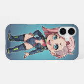 Coque iPhone 16 Chibi girl (Verso Horizontal)