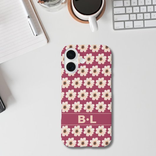 Coque iPhone 16 Chic Floral