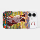 Coque iPhone 16 Chien de berger Border Collie (Verso Horizontal)