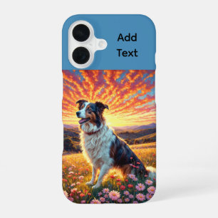 Coque iPhone 16 Chien de berger Border Collie