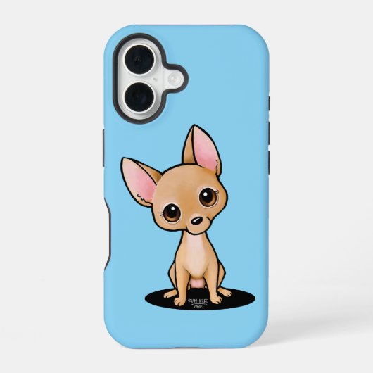 Coque iPhone 16 Chihuahua (Verso)