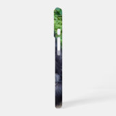 Coque iPhone 16 Chimpanzé En Plante Vert (Côté gauche)