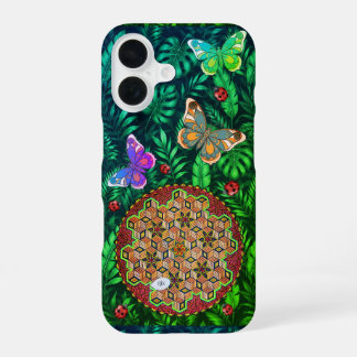 Coque iPhone 16 "Chitta Vritti Nirodha" (dessin en couleur)