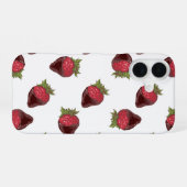 Coque iPhone 16 Chocolat aux fraises (Verso Horizontal)