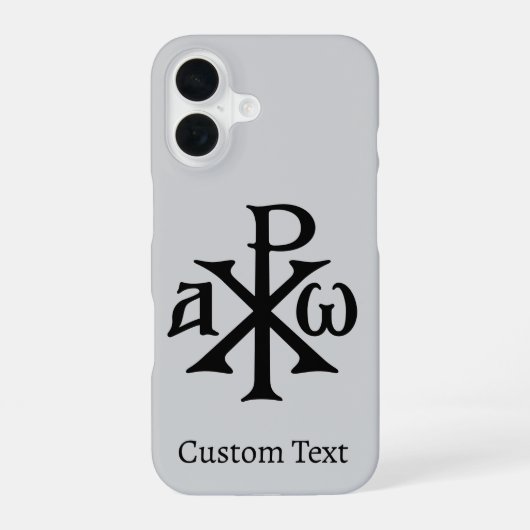 Coque iPhone 16 Chréogramme Chi Rho (Verso)