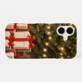 Coque iPhone 16 Christmas Tree Red Gift Boxes Phone Case (Verso Horizontal)