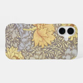 Coque iPhone 16 Chrysanthème de William Morris (Verso Horizontal)