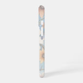 Coque iPhone 16 Chute Florale Vache Highland (Côté gauche)