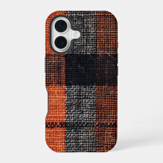 COQUE iPhone 16 CHUTE TWEB REGARDER PLAID MOTIF