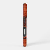 COQUE iPhone 16 CHUTE TWEB REGARDER PLAID MOTIF (Côté droit)