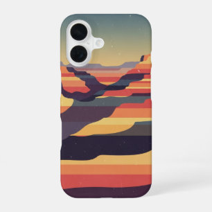 Coque iPhone 16 Ciel de canyon vintage