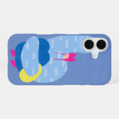 Coque iPhone 16 Ciel & Fille (Verso Horizontal)