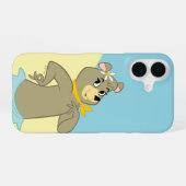 Coque iPhone 16 Cindy Bear Pose Enjouée (Verso Horizontal)