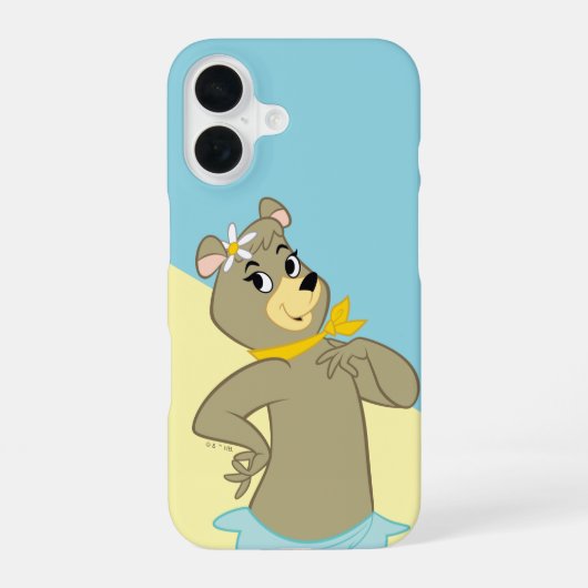 Coque iPhone 16 Cindy Bear Pose Enjouée (Verso)