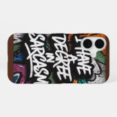 Coque iPhone 16 Citation drôle de sarcasme (Verso Horizontal)