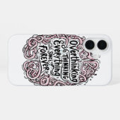 Coque iPhone 16 Citation "Réchir Tout" Relatable (Verso Horizontal)