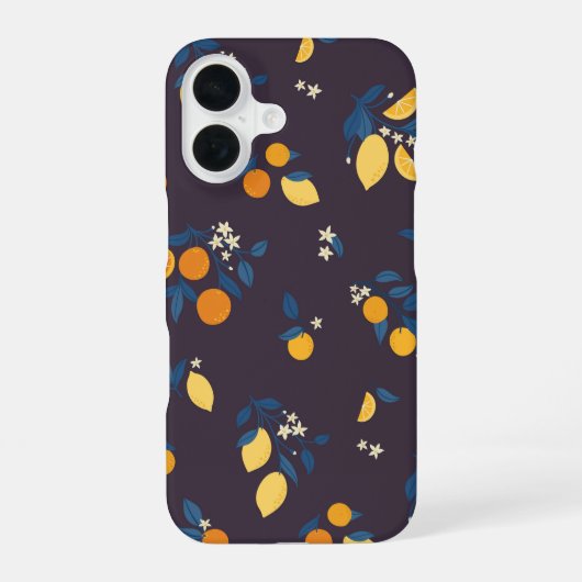 Coque iPhone 16 Citrus After Dark (Verso)