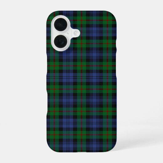 Coque iPhone 16 Clan Murray Tartan (Verso)