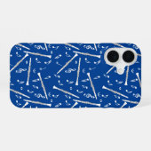 Coque iPhone 16 Clarinets Blancs Notes De Musique (Verso Horizontal)