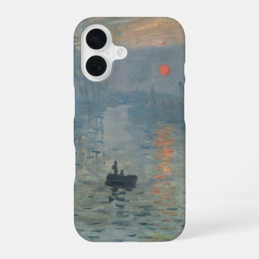 Coque iPhone 16 Claude Monet Impression Soleil Levant (Verso)