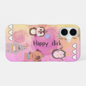 Coque iPhone 16 clic heureux (Verso Horizontal)