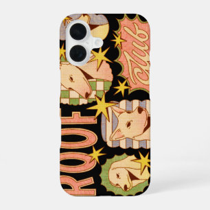 Coque iPhone 16 Club Roof / Illustrations de chien