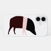 Coque iPhone 16 Cochon Saddleback (Verso Horizontal)