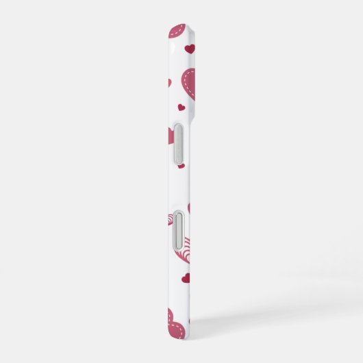 Coque iPhone 16 Coeurs de charme Design élégant et élégant (Côté droit)