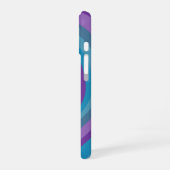 Coque iPhone 16 Cœurs psychédéliques Nom de la calligraphie Script (Côté gauche)