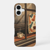 Coque iPhone 16 Coffee Shop Window View (Verso)