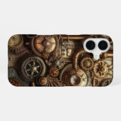 Coque iPhone 16 Cogs et engrenages victoriens (Verso Horizontal)