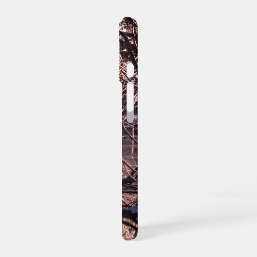 Coque iPhone 16 Cold River Hafren and sun (Côté gauche)