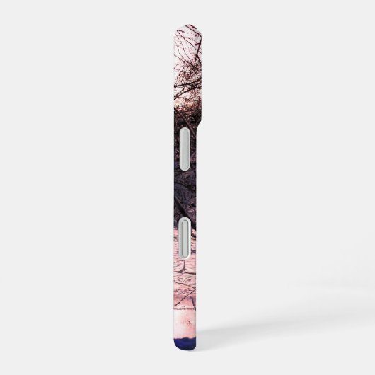 Coque iPhone 16 Cold River Hafren and sun (Côté droit)