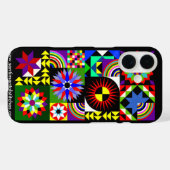 coque iPhone 16 - Collage de surfaces composées (Verso (horizontal))