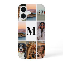 Collage photo moderne Monogrammé