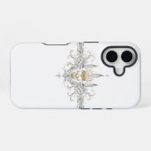 Coque iPhone 16 Collection Noir & Or (Verso Horizontal)