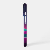 Coque iPhone 16 Collines Cosmiques Rétro (Côté gauche)