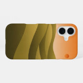 Coque iPhone 16 Collines Olives Rétro (Verso Horizontal)