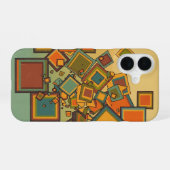 Coque iPhone 16 Collision de blocs de pixels (Verso Horizontal)