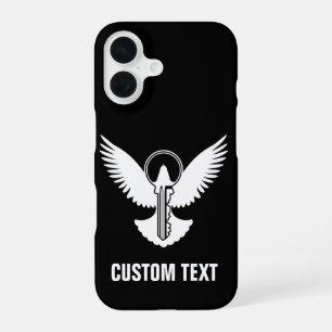 Coque iPhone 16 Colombe avec clé