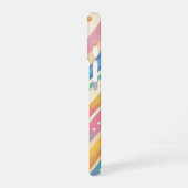 Coque iPhone 16 Coloré Wavy Chevron Zigzag (Côté gauche)