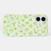 Coque iPhone 16 Colorful Confetti Pattern – Playful Abstract (Verso Horizontal)